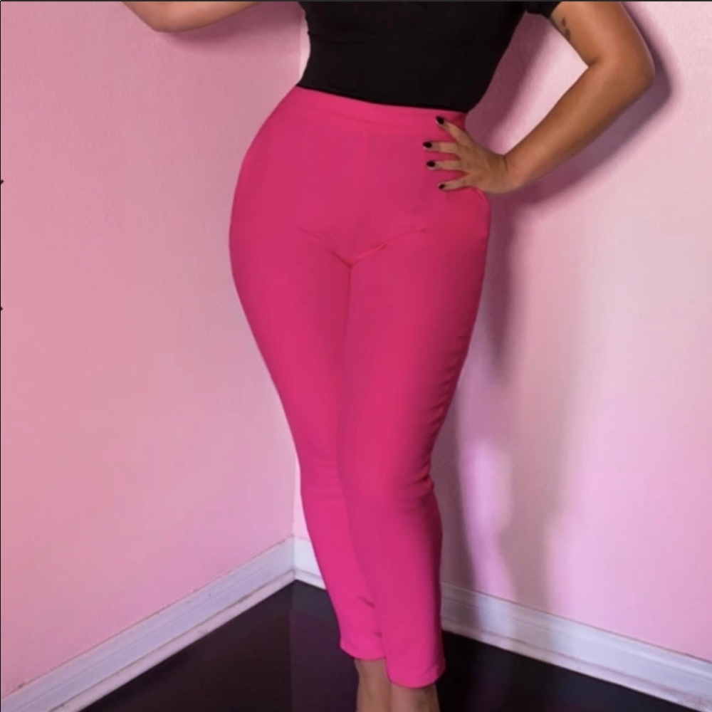 Vixen pink cigarette pants